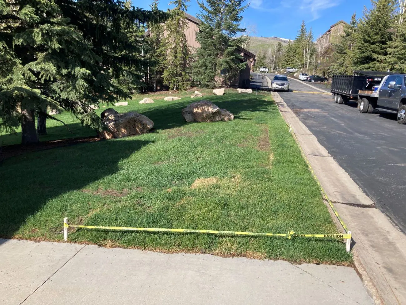 Landscape installation in Wasatch County Utah