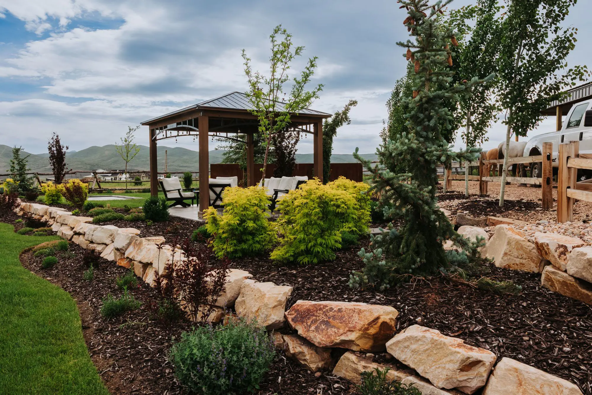 Wasatch County landscape installation planning